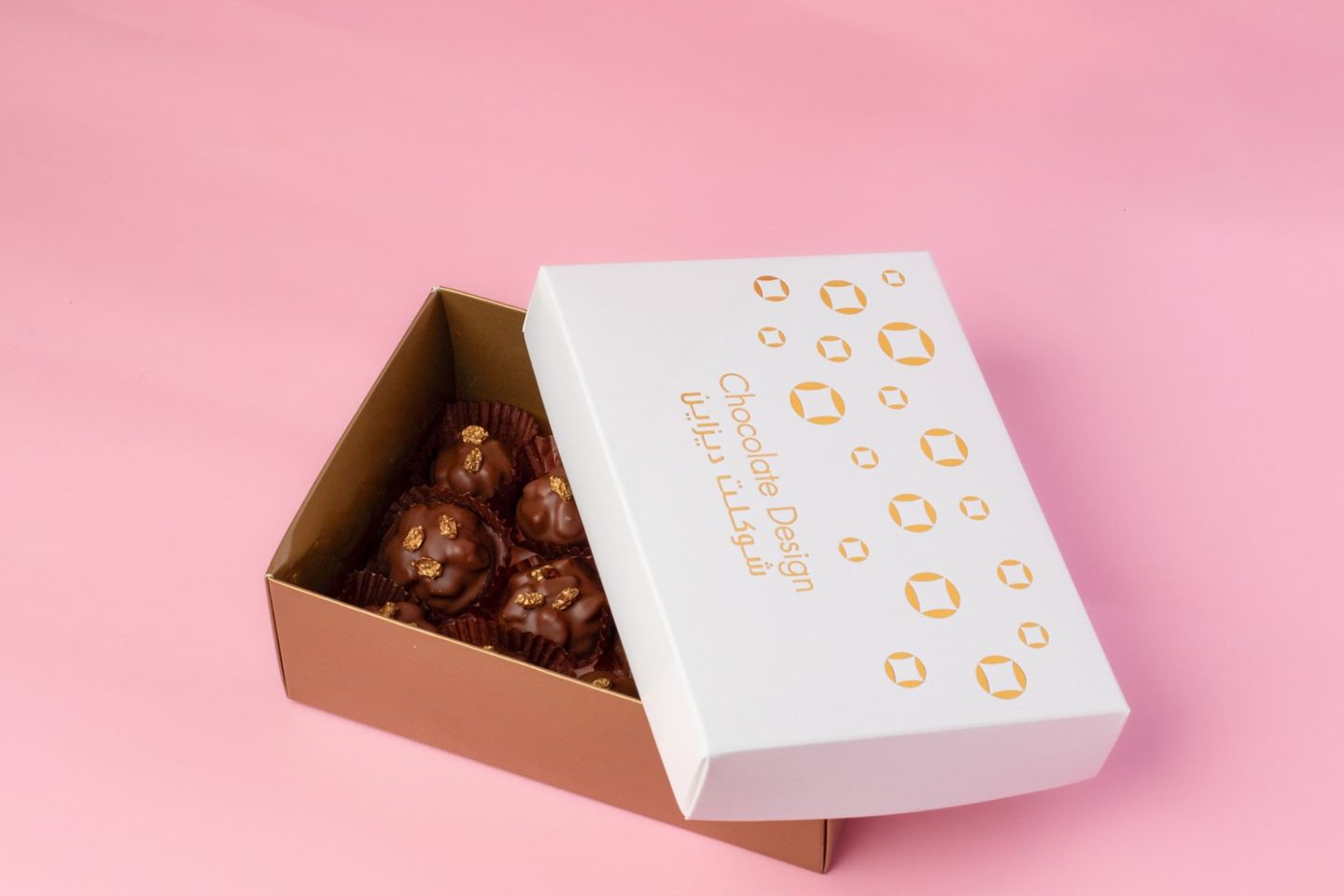 Fresh Chocolate Pomegranate Box - Quarter Of A Kilo