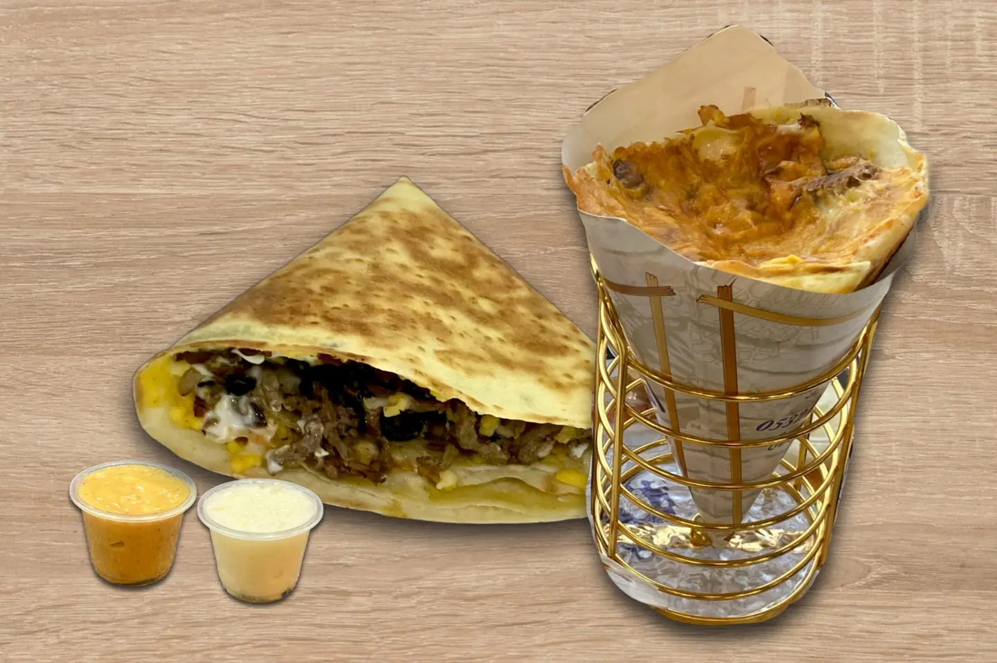 فاهيتا لحم - كريب