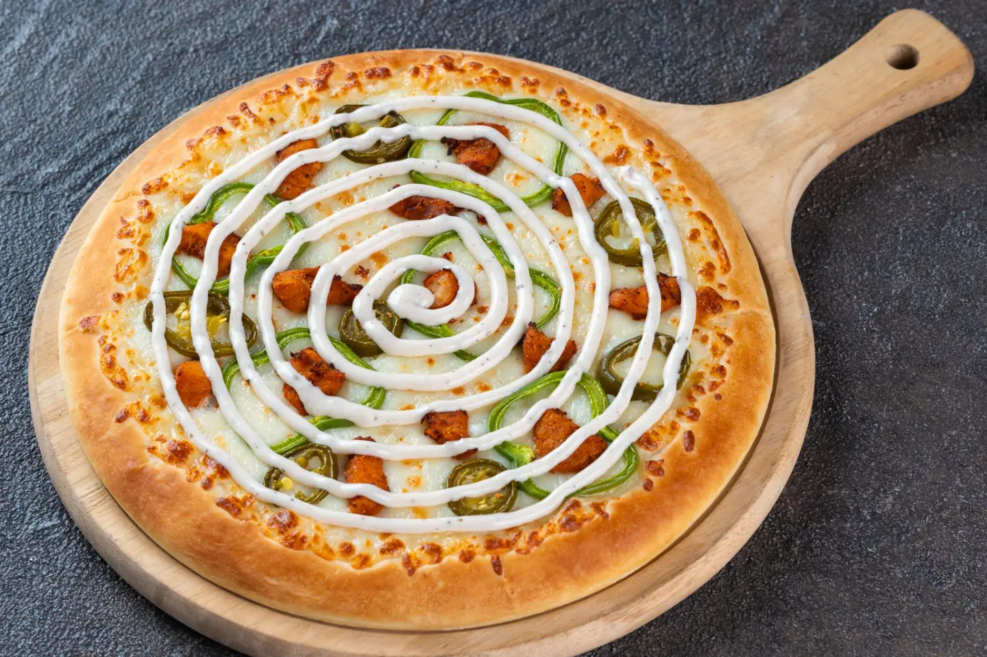 بيتزا دجاج رانش - وسط