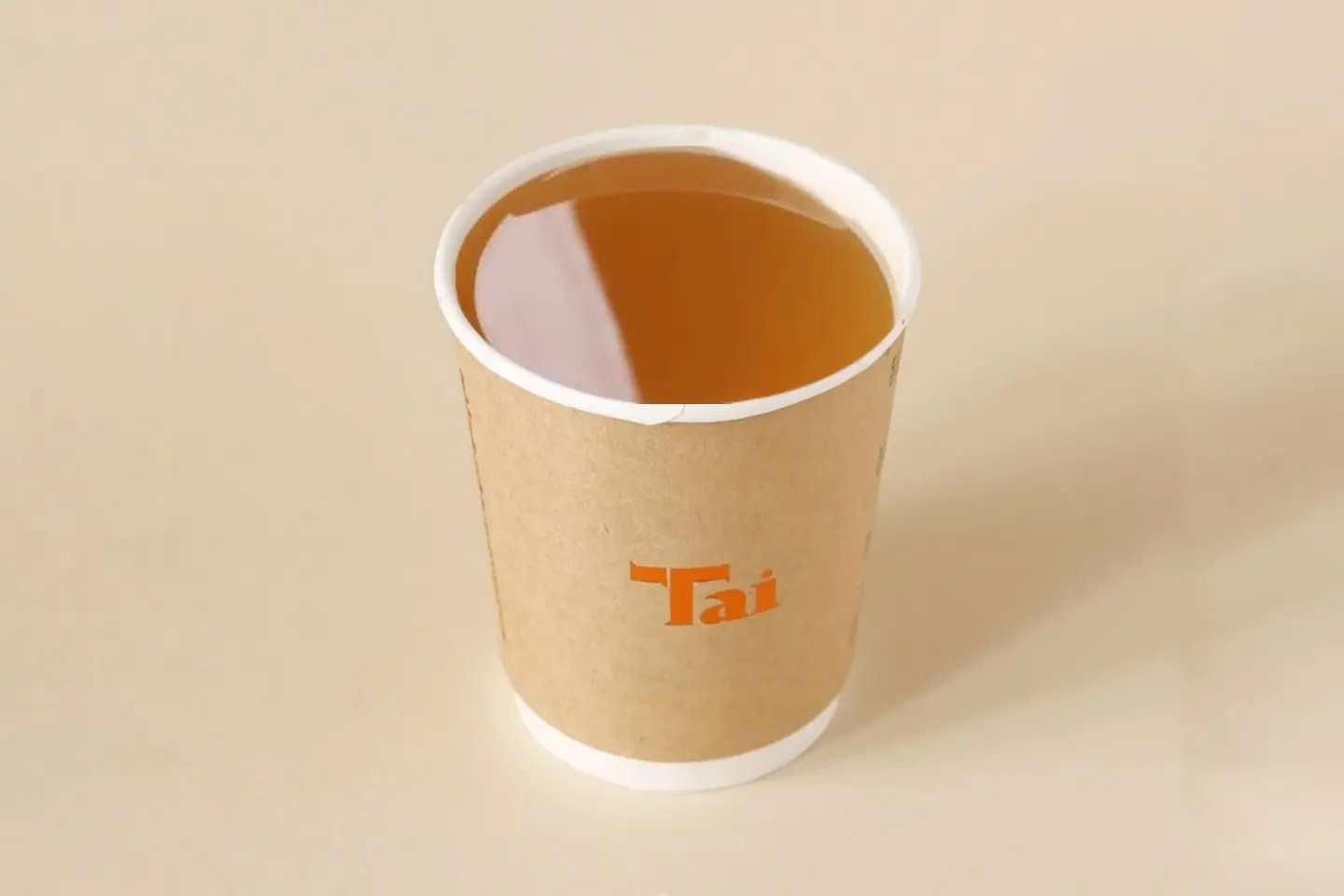 شاي سادة بالزعفران - كوب ورق