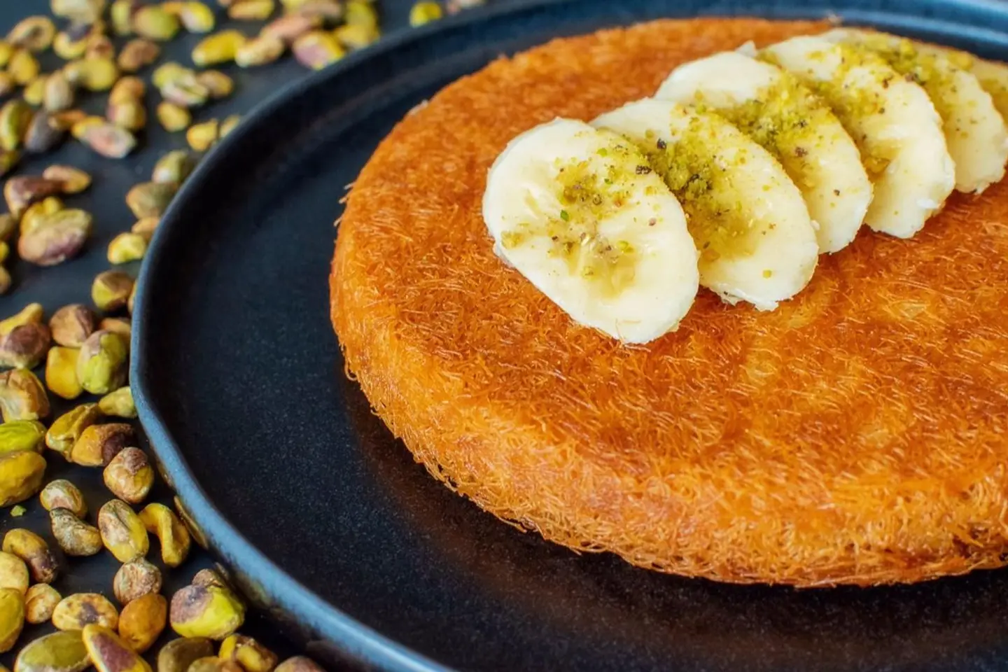 Kunafah With Banana And Cream - Small