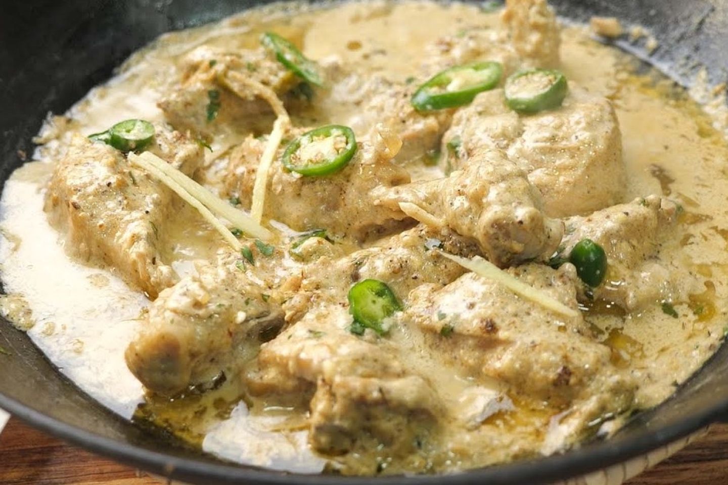 Chicken White Karahi - Half Kg