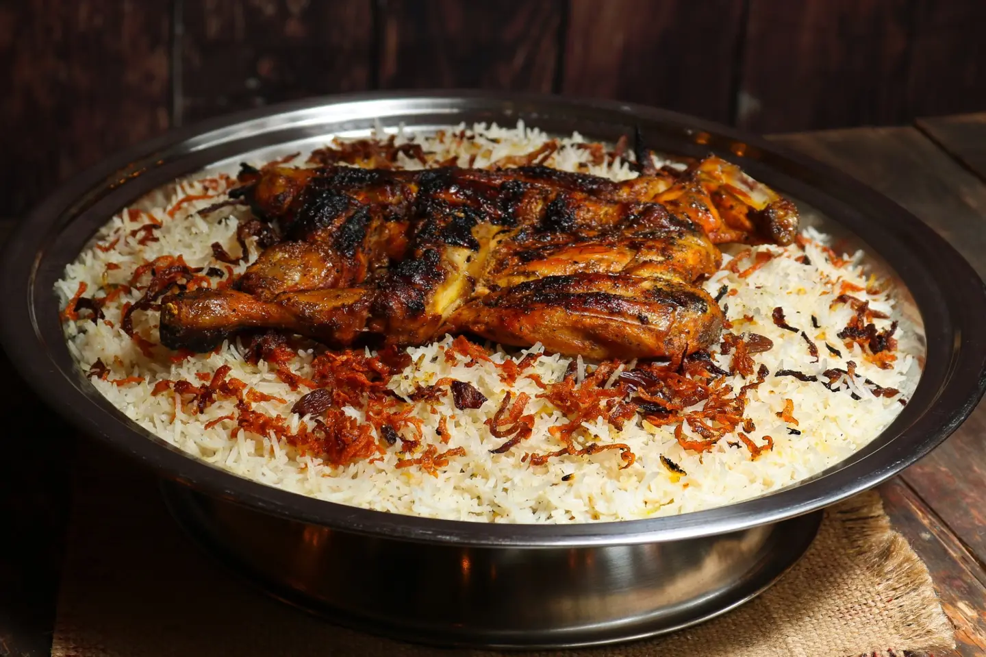 دجاج شوايه أرز بيشاور - ربع دجاج