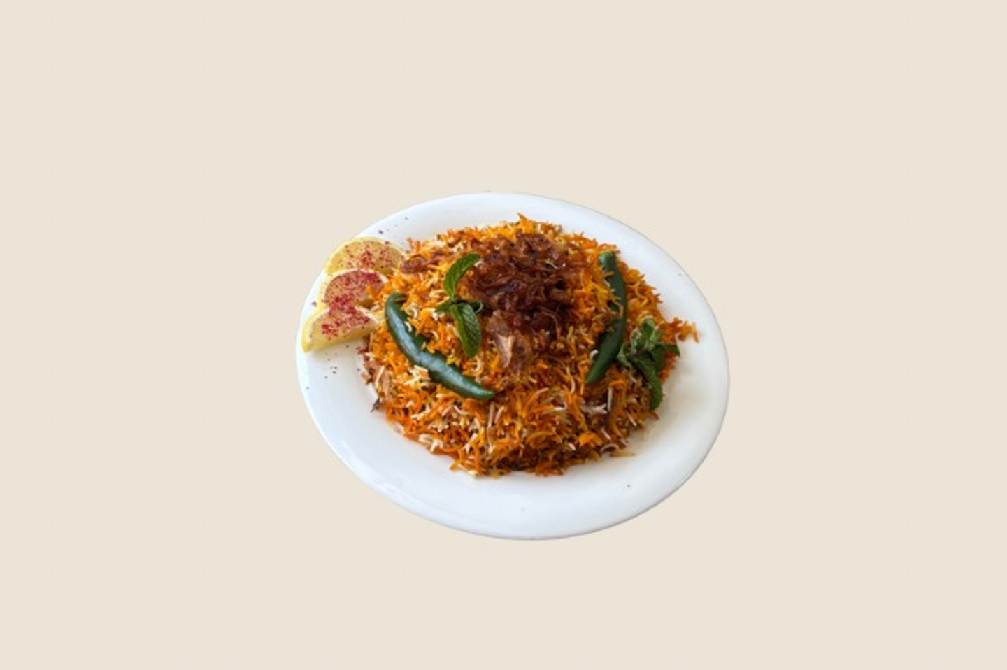برياني دجاج  -  نص حبة برياني دجاج