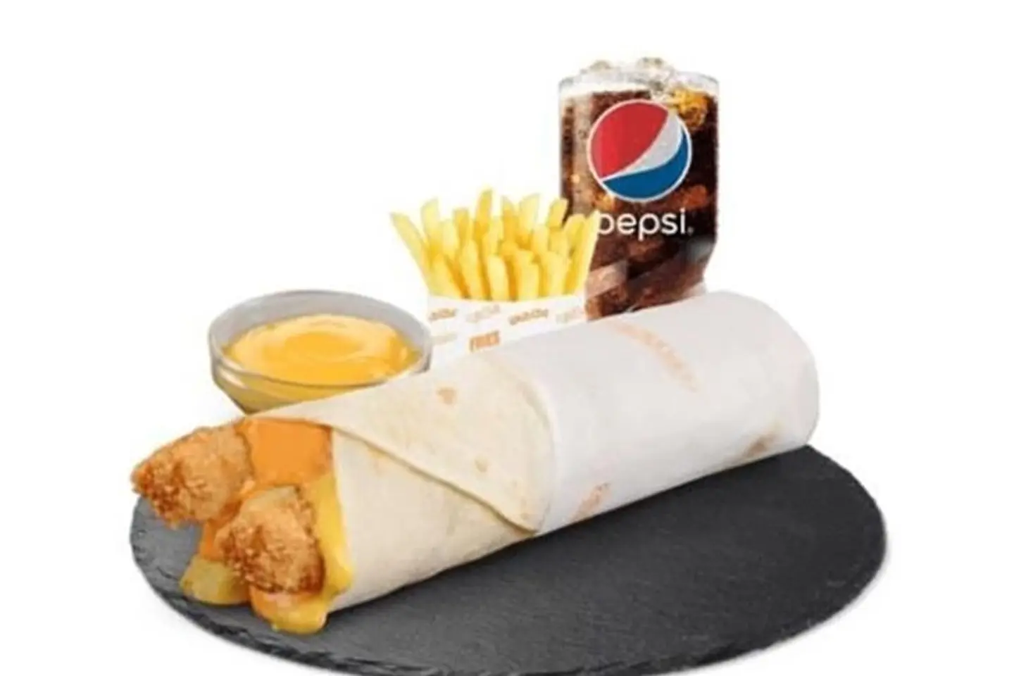 Crispy Chicken Tortilla - Single Meal With Cheese