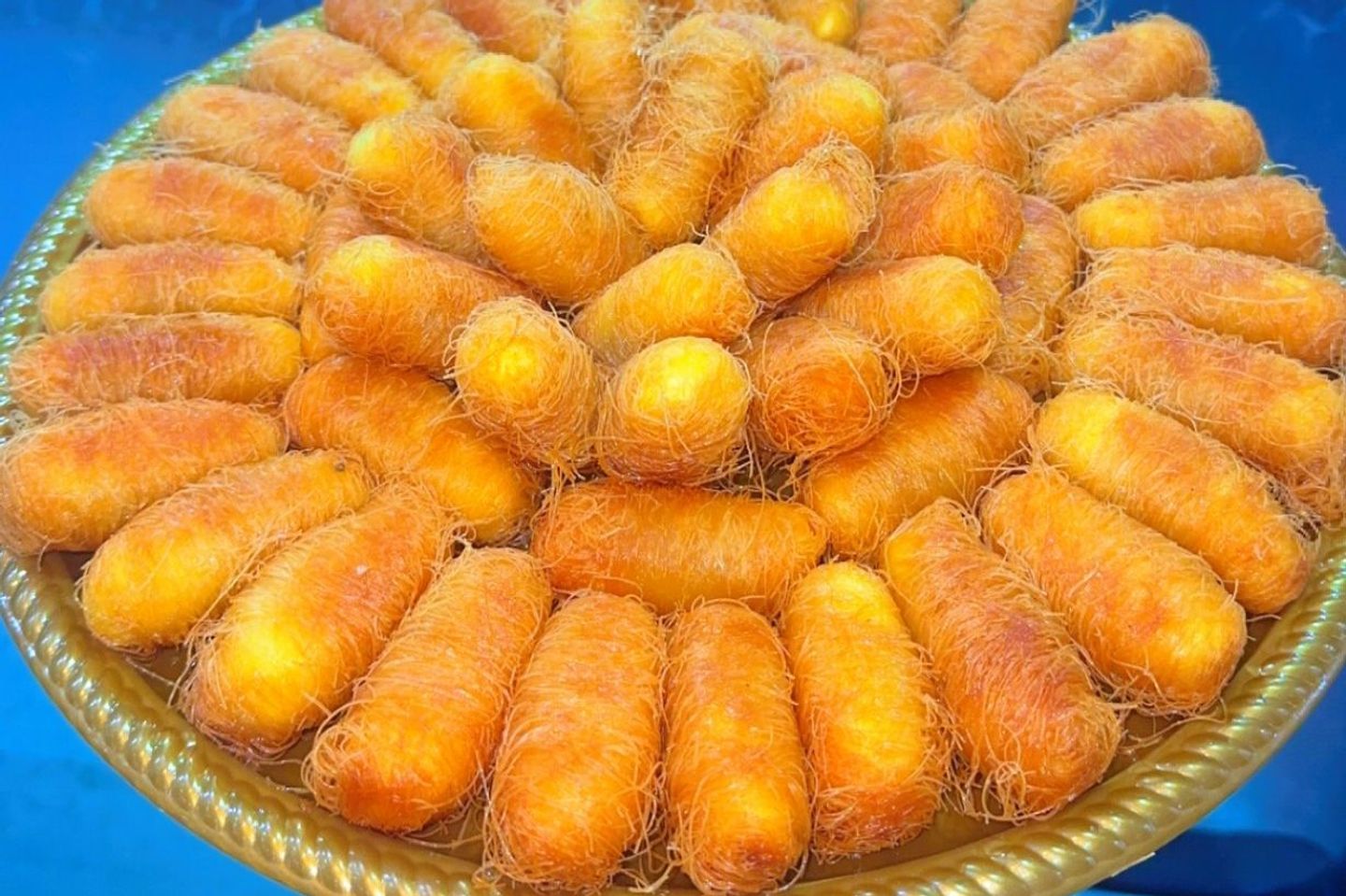 كنافه مبرومه بالقشطه  - كيلو الا ربع