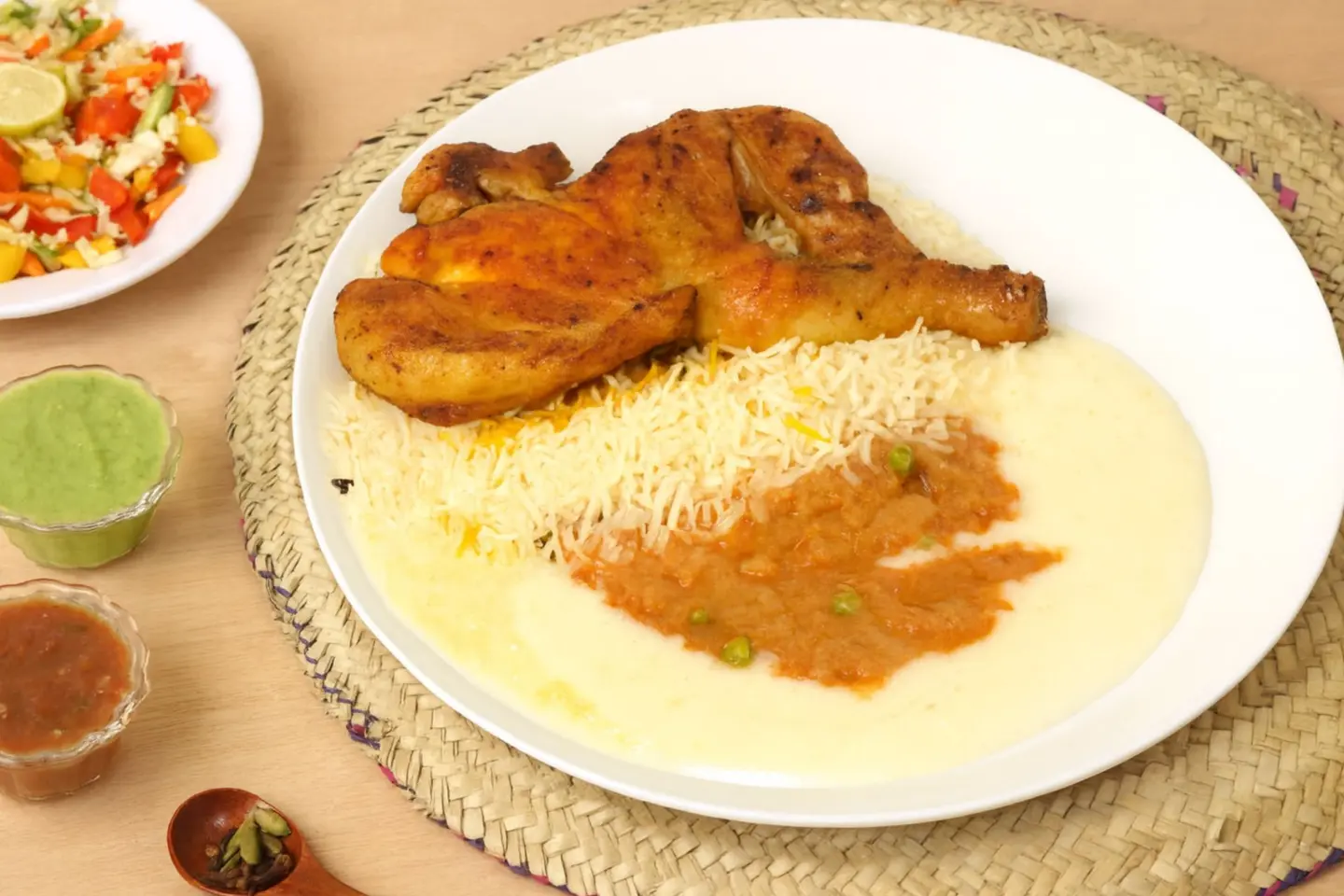 حبة دجاج مثلوثة