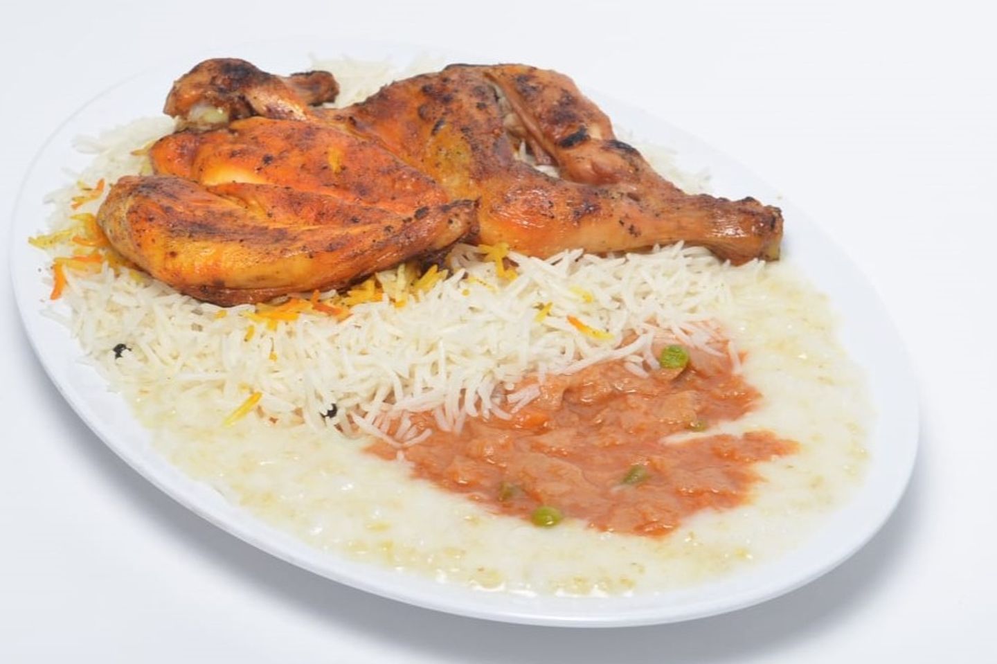 دجاج مثلوثة - نصف