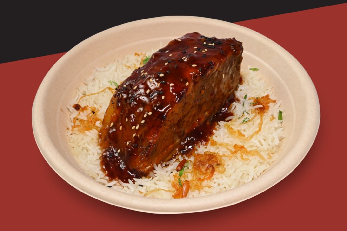 لحم ضلع بقري ورز - رز بسمتي