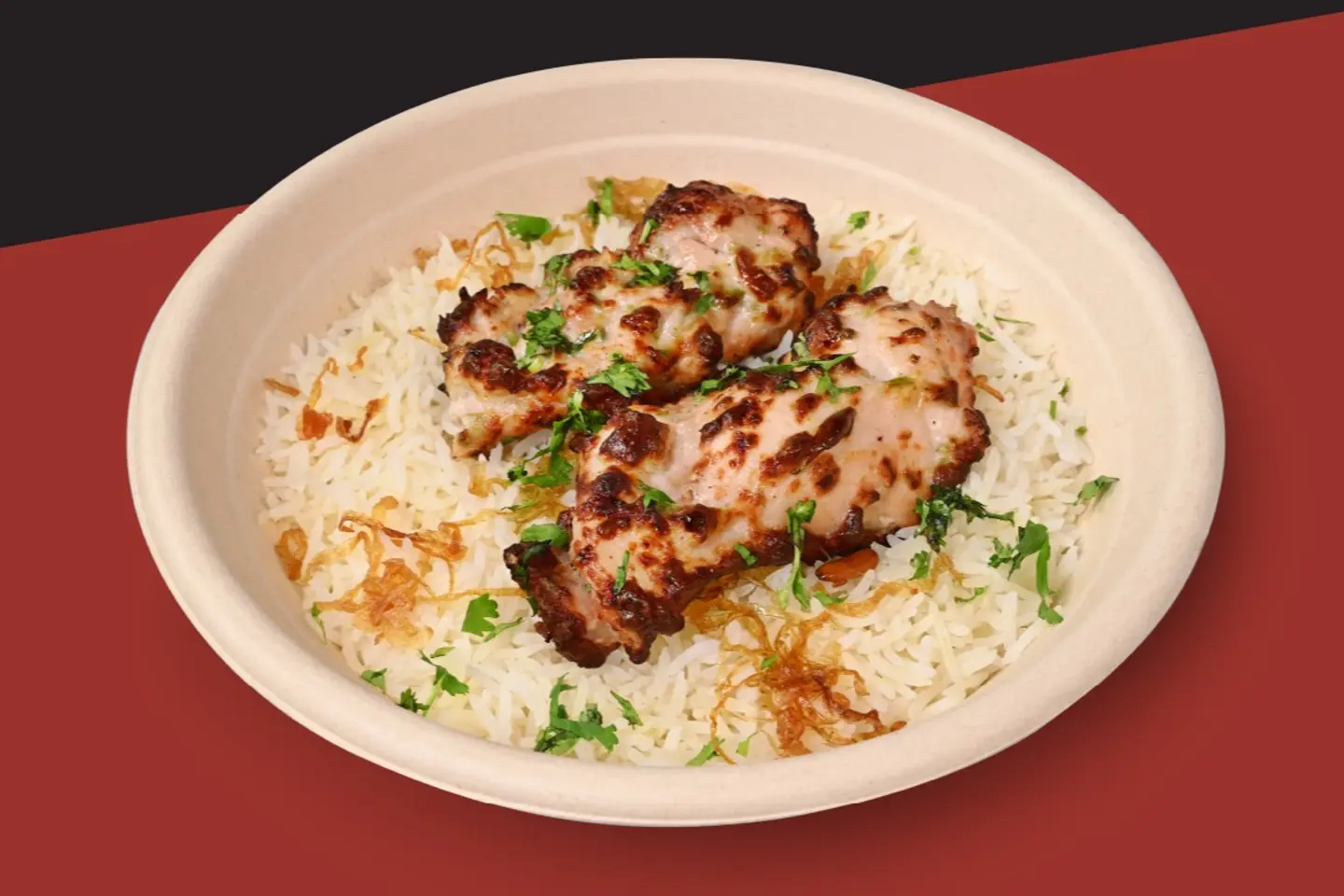Chicken Boneless On Rice - Basmati Rice
