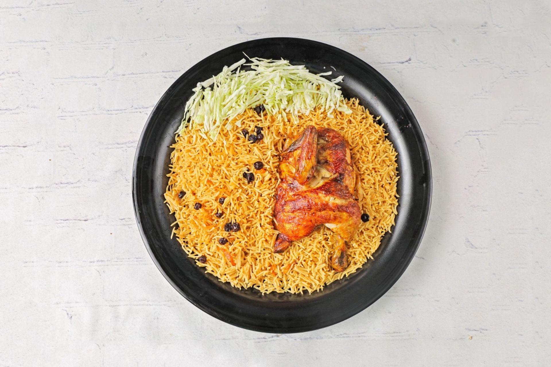 دجاج شواية - نص حبة دجاج بدون رز