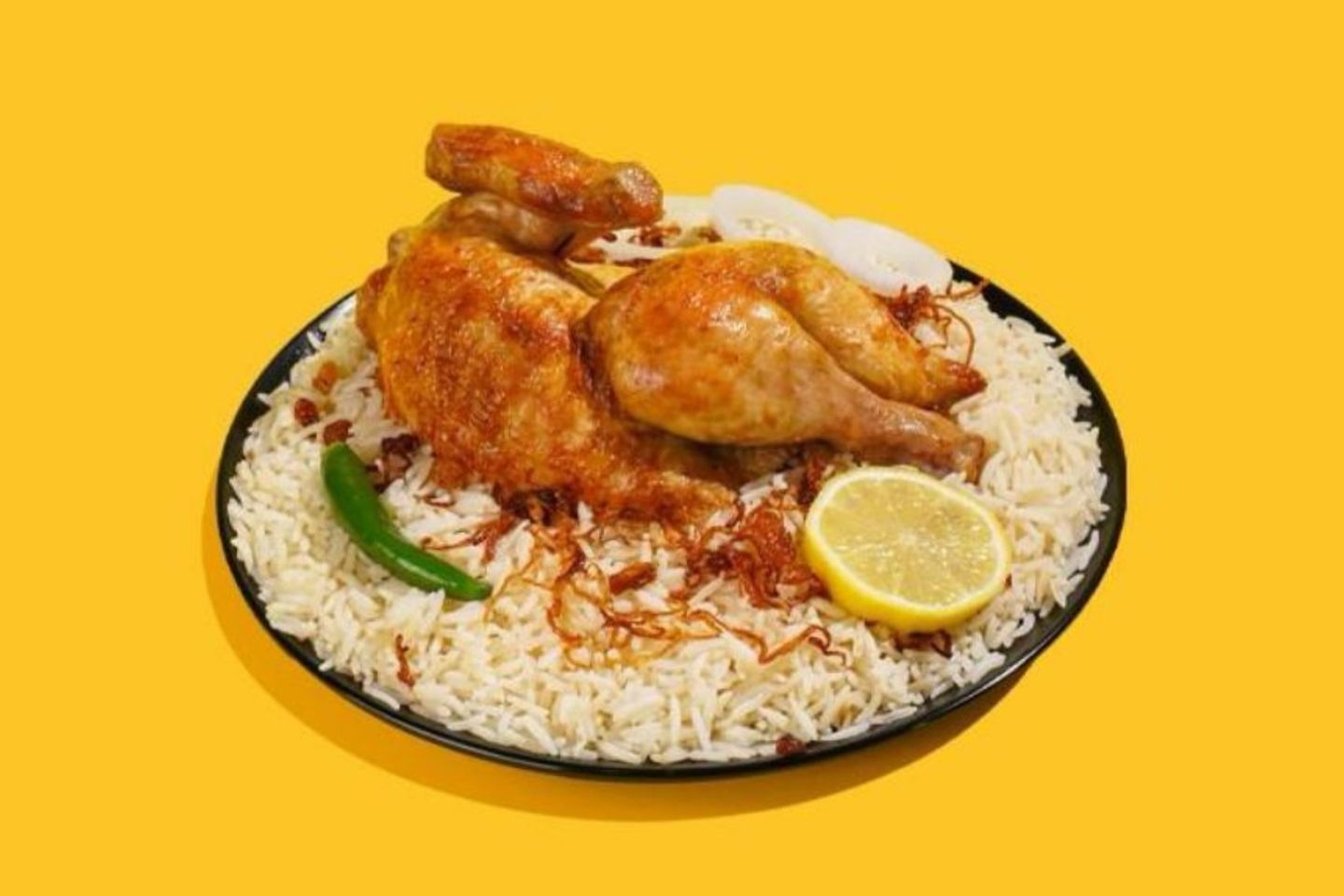 دجاج شواية - نص حبة دجاج