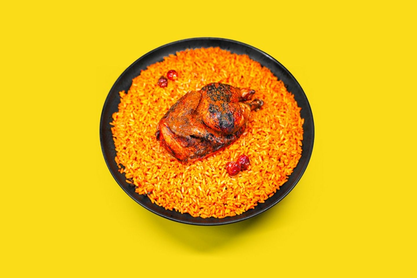 دجاج كريسبي مع الأرز - نص دجاجة مع أرز مبهر