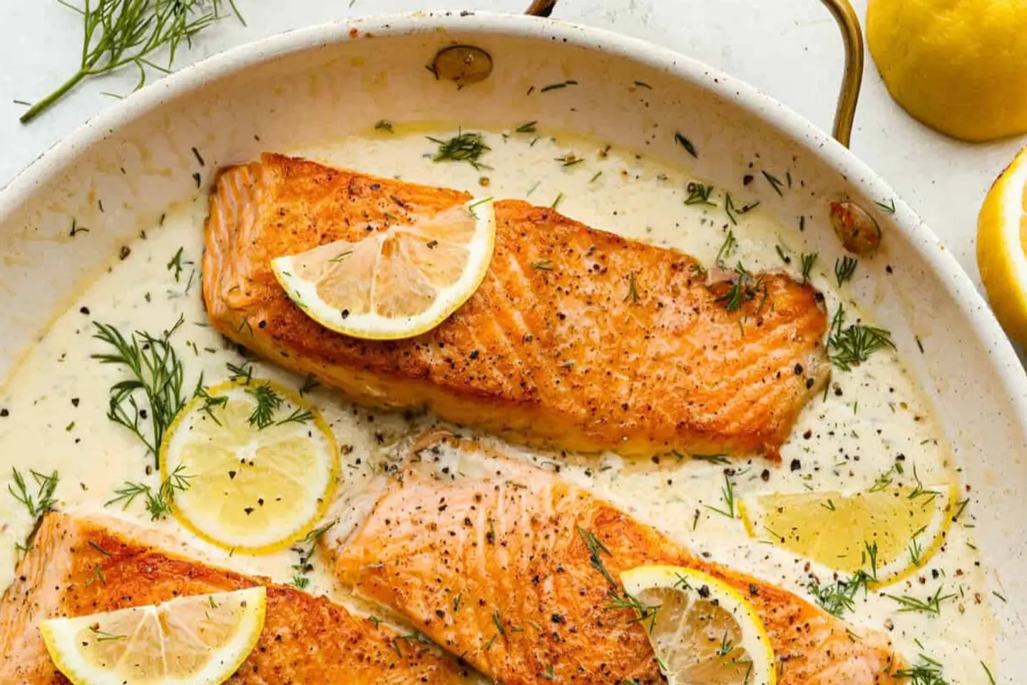 سالمون بكريمة الليمون - سالمون بكريمة الليمون 150 جرام