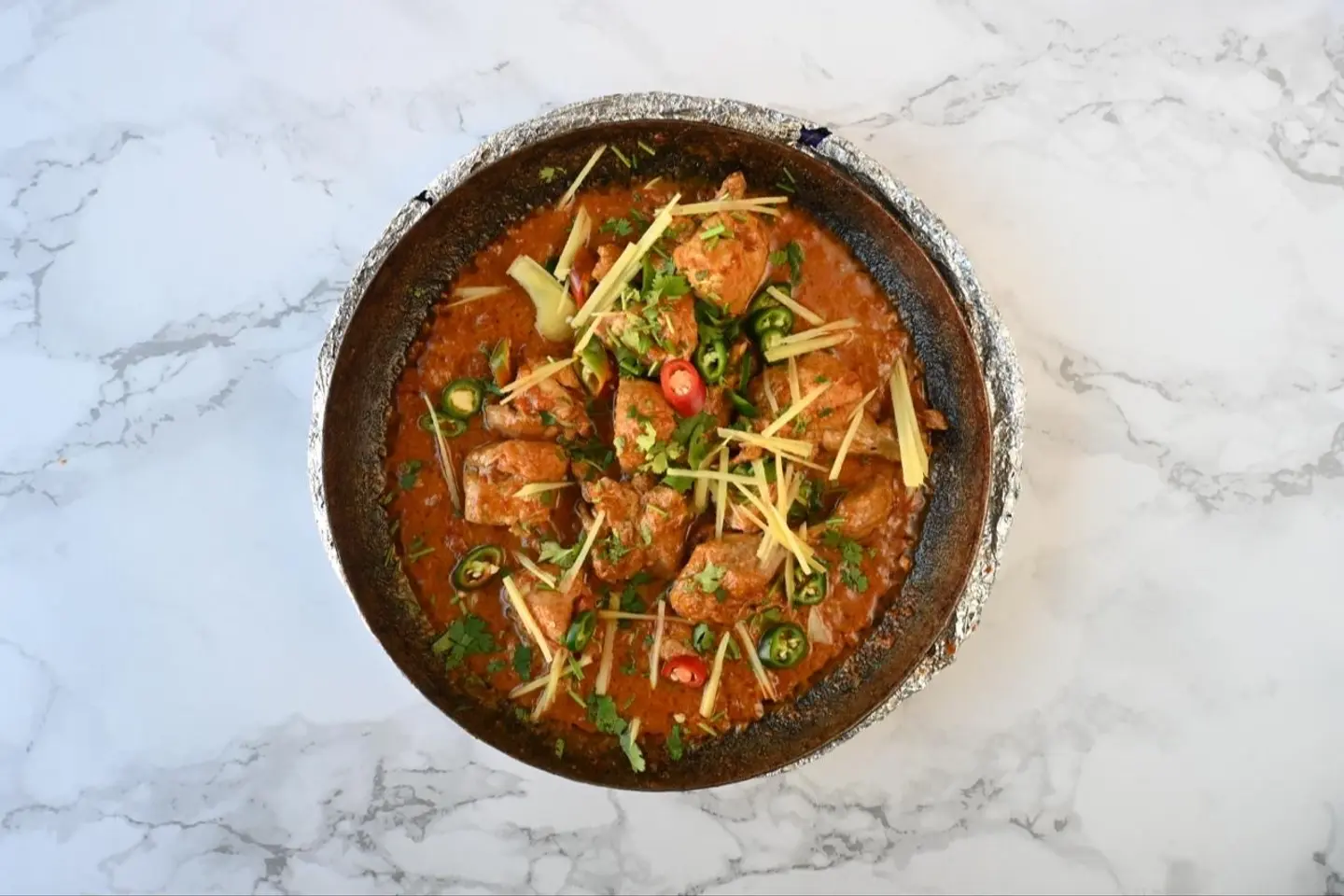 Chicken Karahi With Desi Ghee - Half