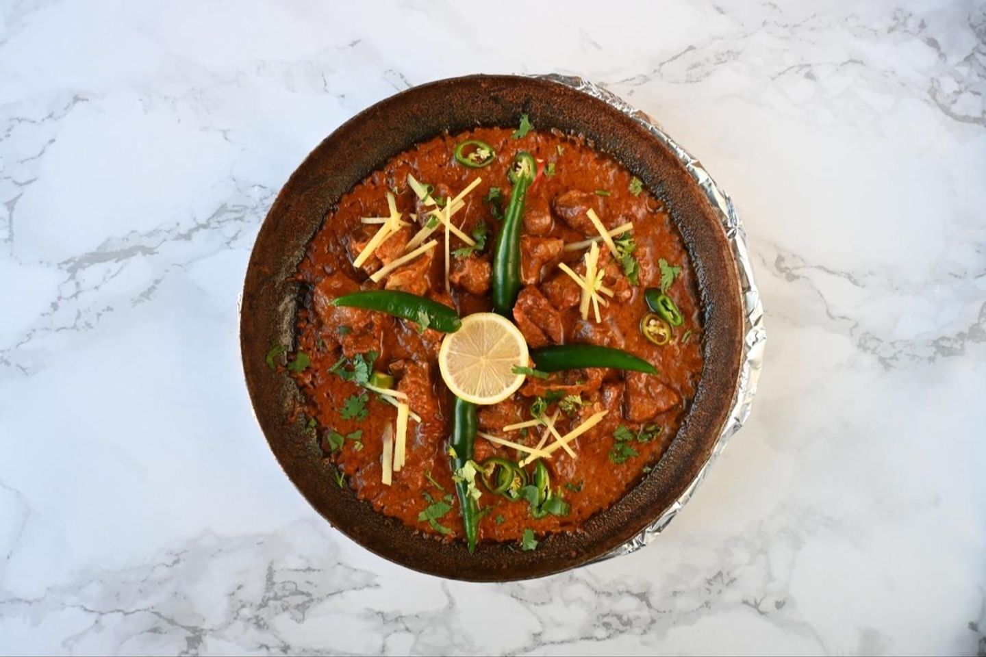 Mutton Karahi In Desi Ghee - Half