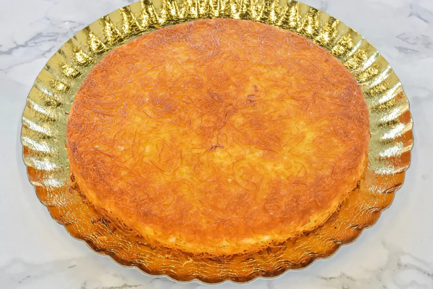 كنافة جبن قشطة - وسط