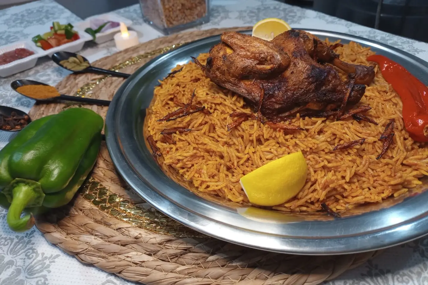 كبسة محمر - نص حبة - محمر نص حبة