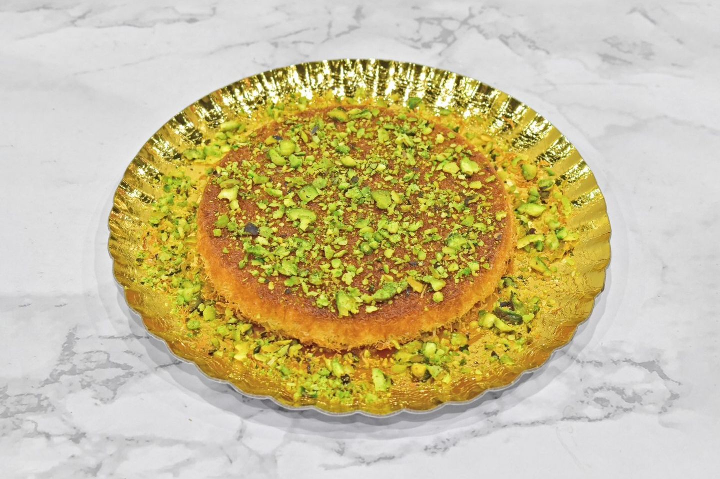 كنافة بالفستق المبشور - الصغيرة