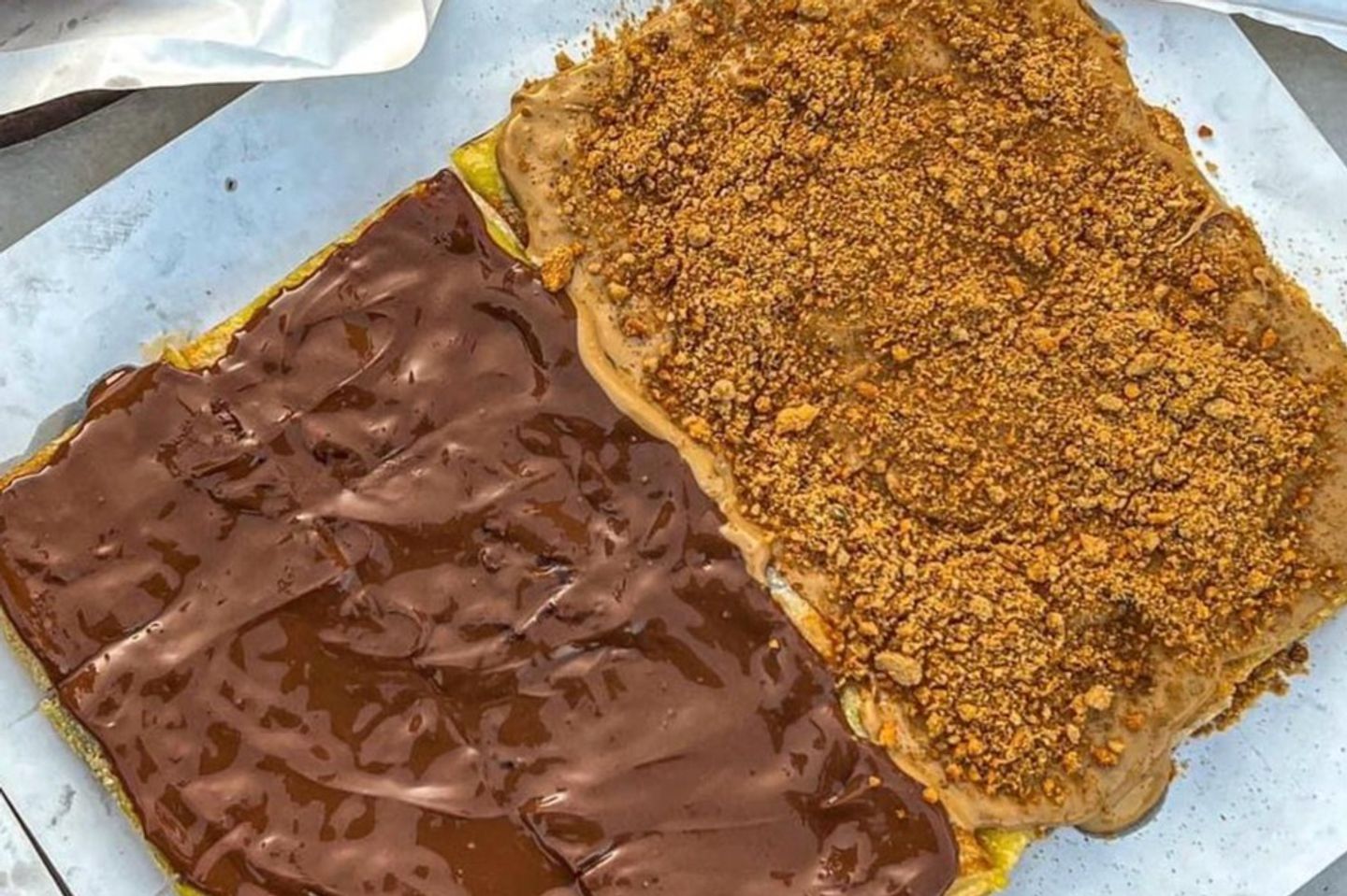 Nutella Pie With Lotus - Roll