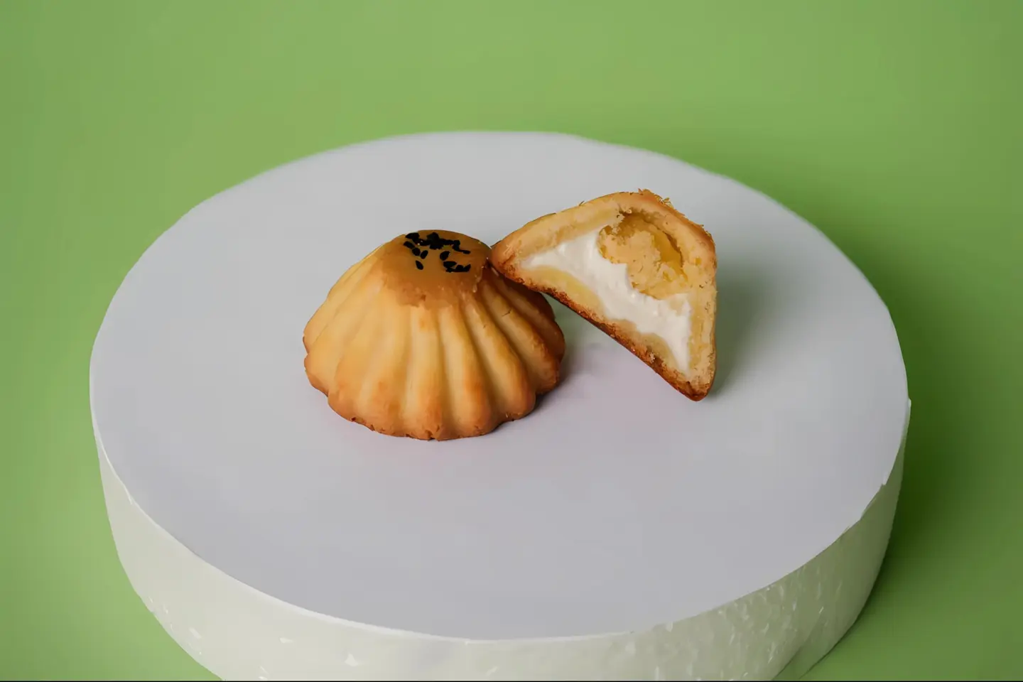 معمول بالقشطة   - صغير
