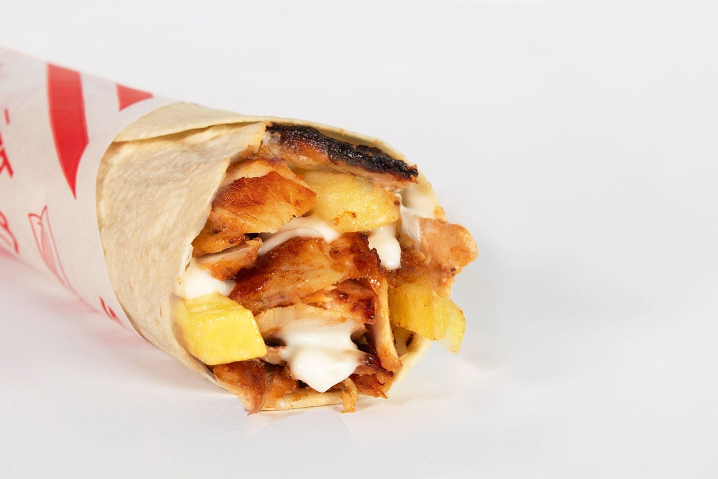 12 Classic Original Chicken Shawarma - Meal With Lemonade And Fries