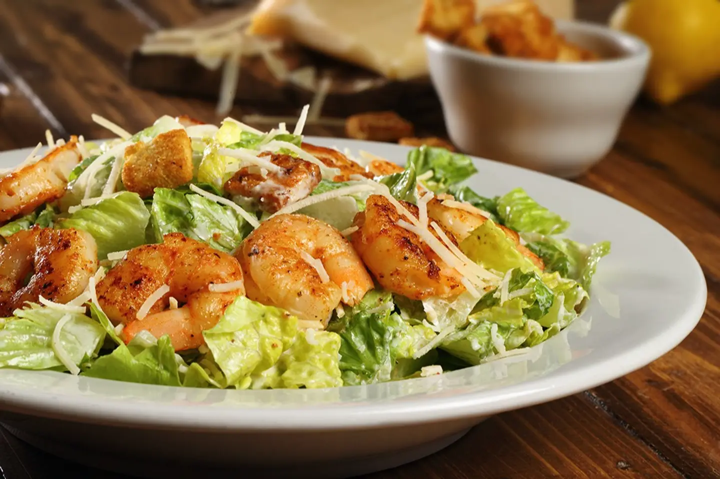 Caesar Salad - Shrimp Caesar Salad
