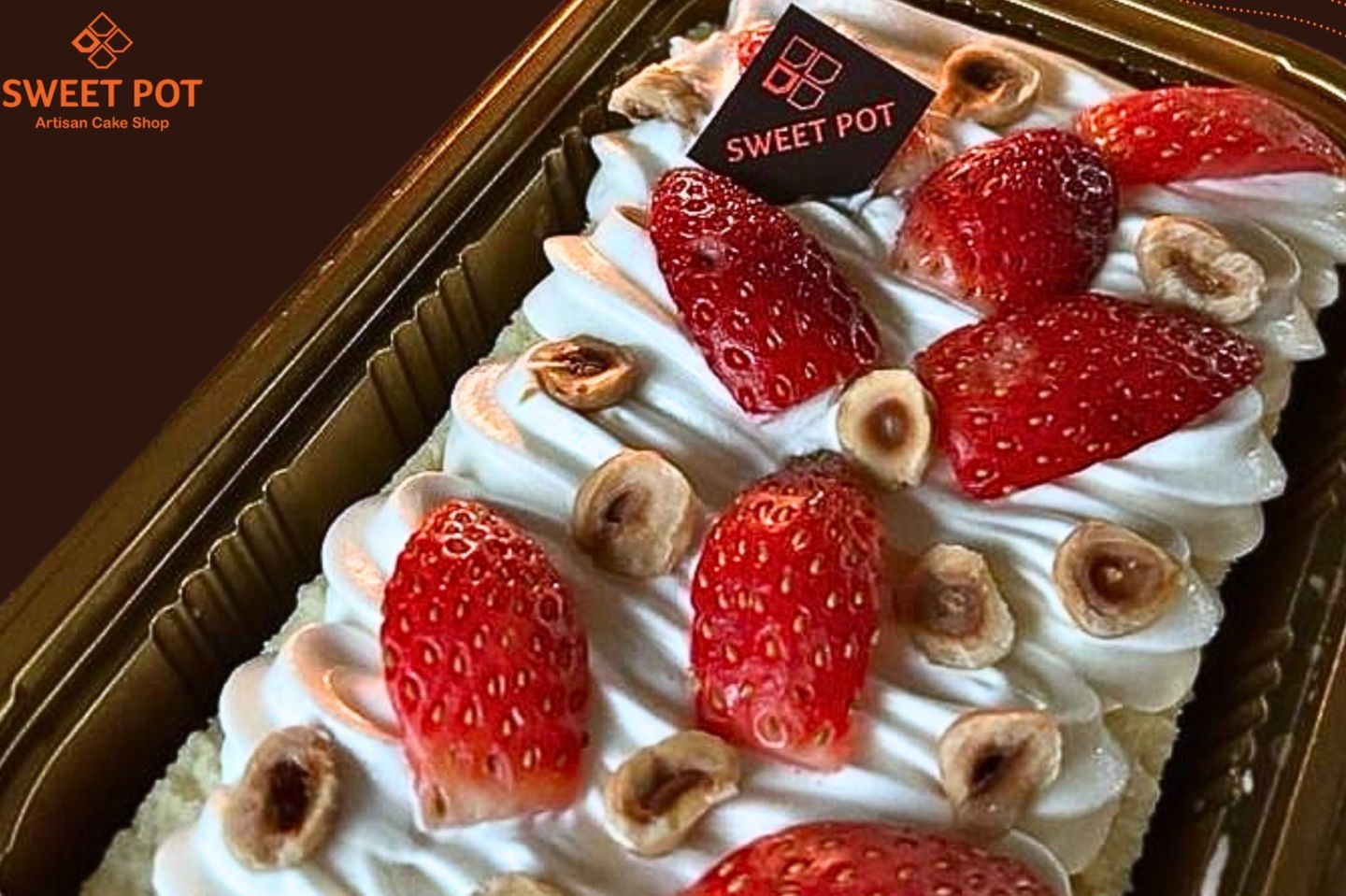‏قشطوطة  - بالفراولة