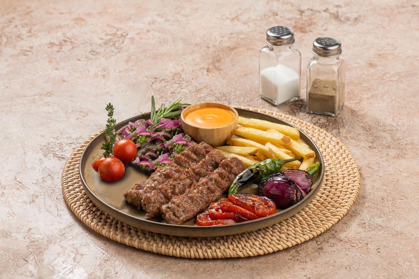 Kebab Meat - Plate Of 3 Skewers