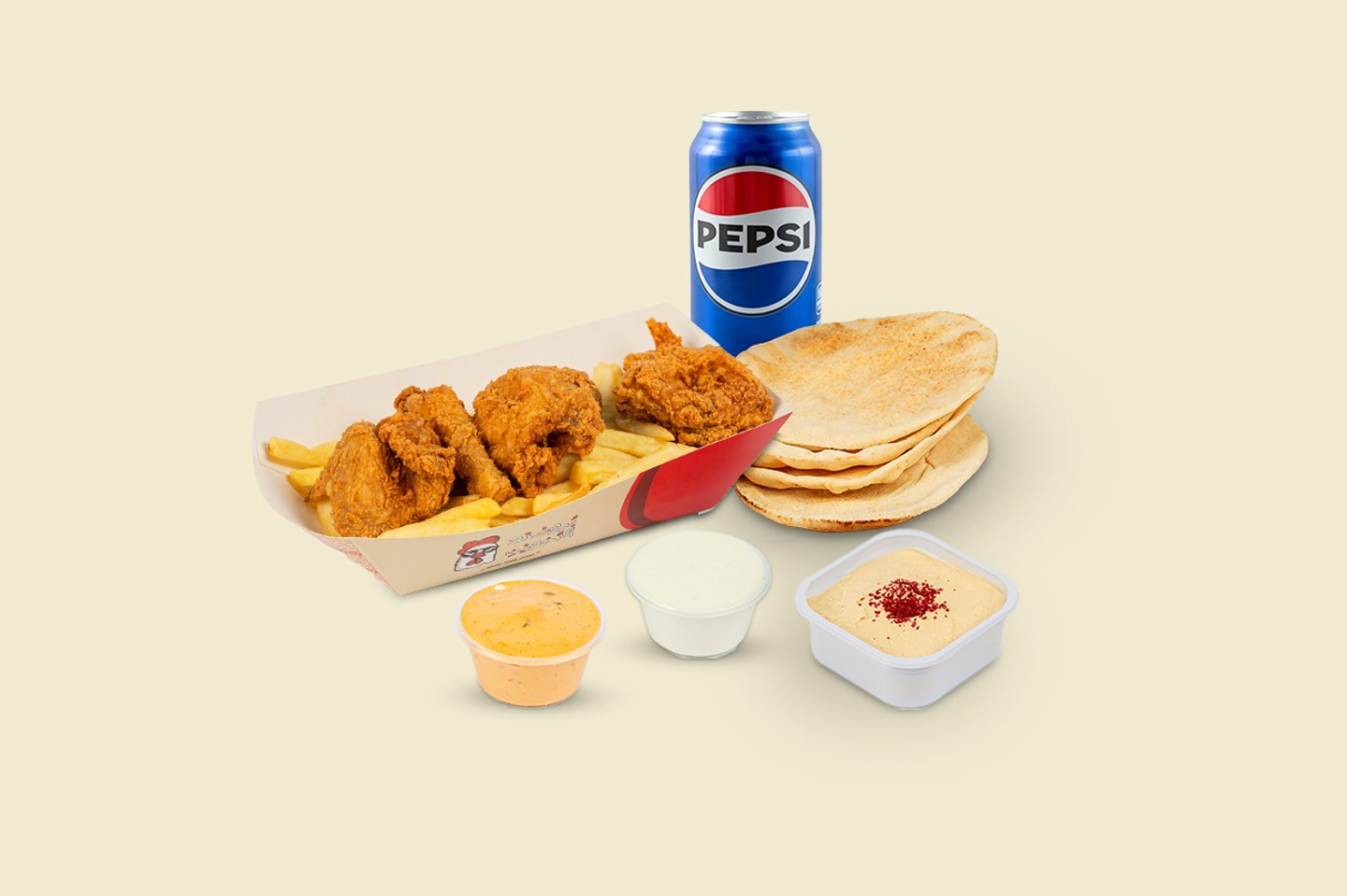 وجبة بروستد كومبو - عادي