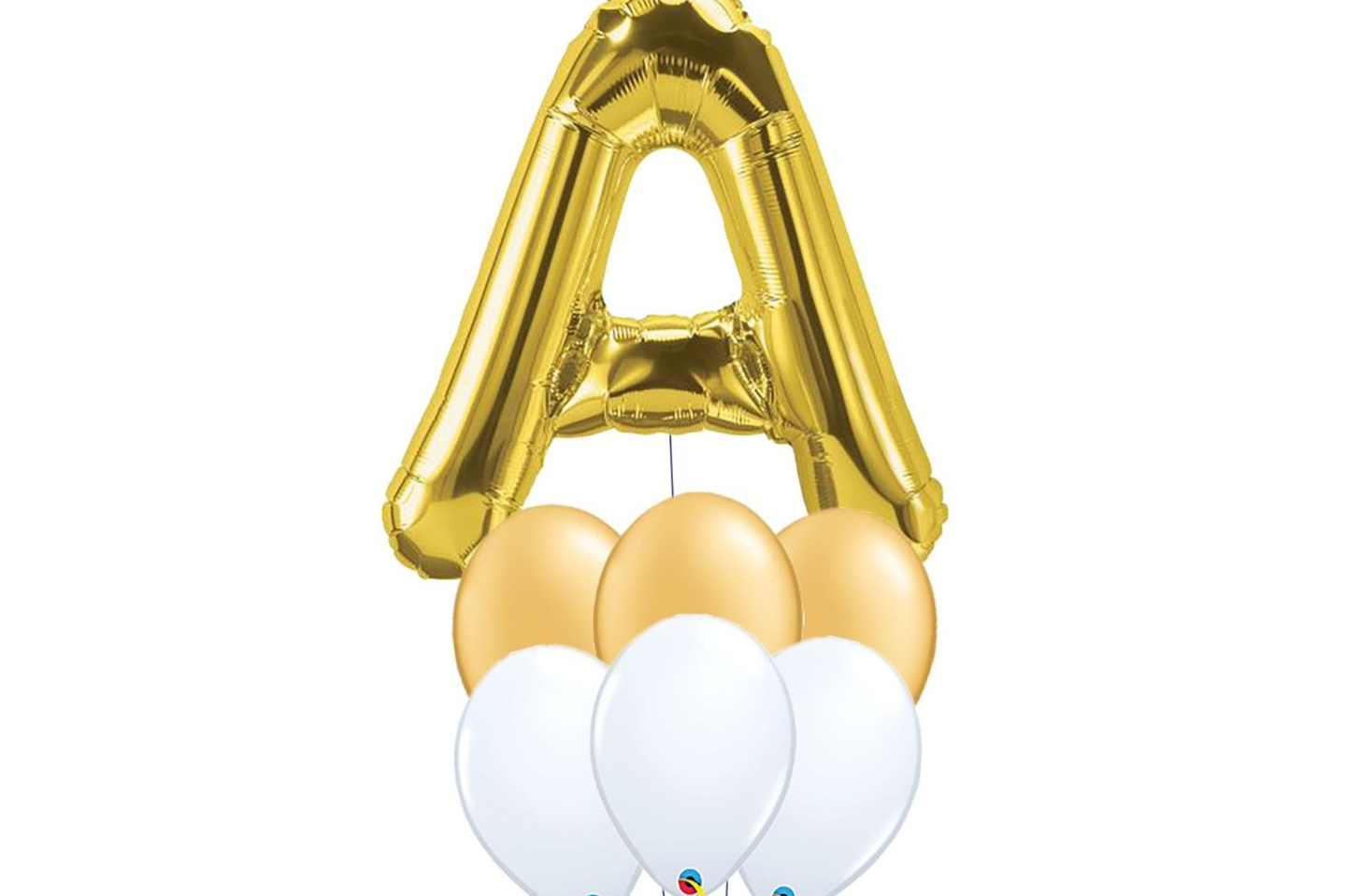 باقة حروف ذهبي - بي