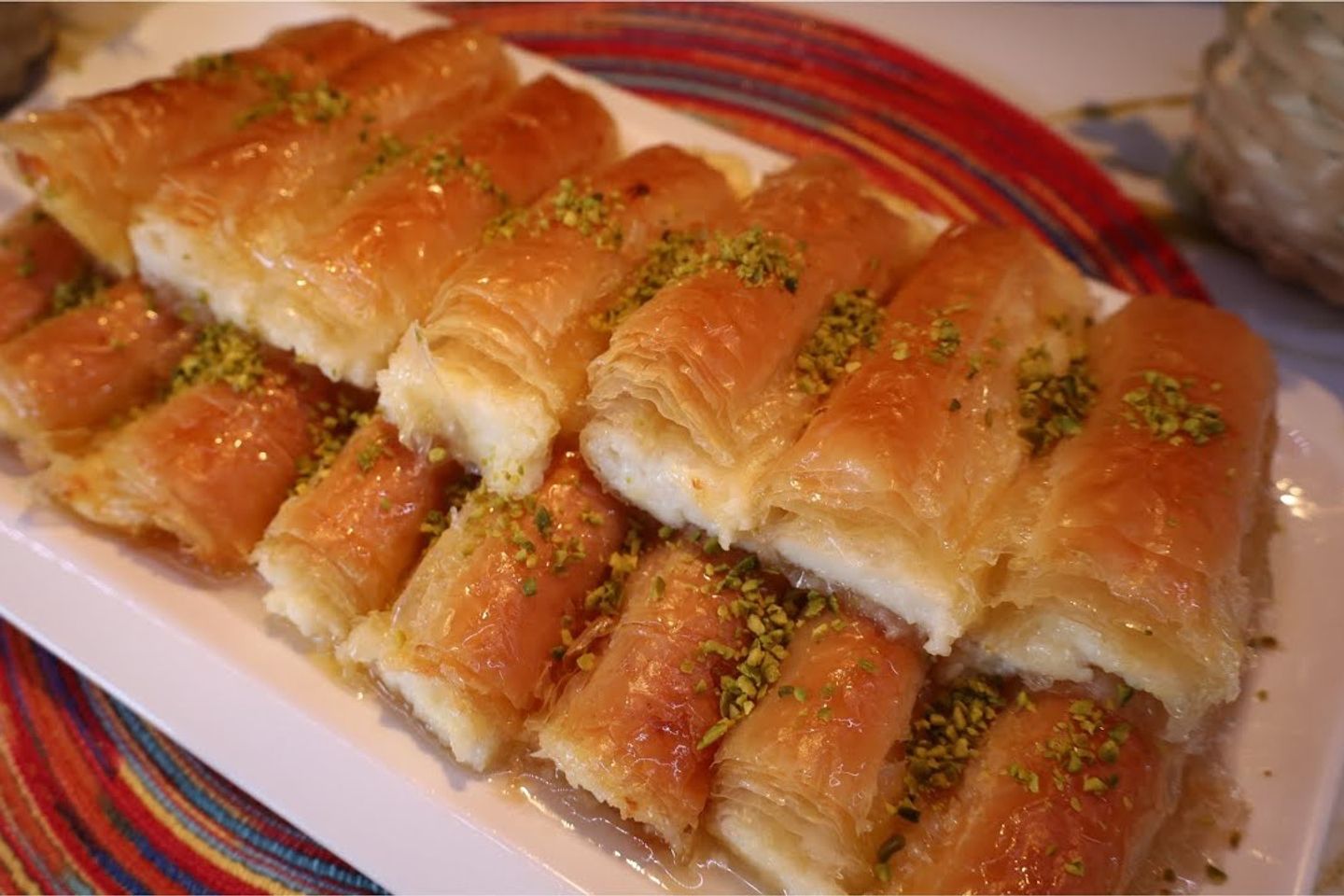 بقلاوة اصابع بالقشطة - نصف كيلو