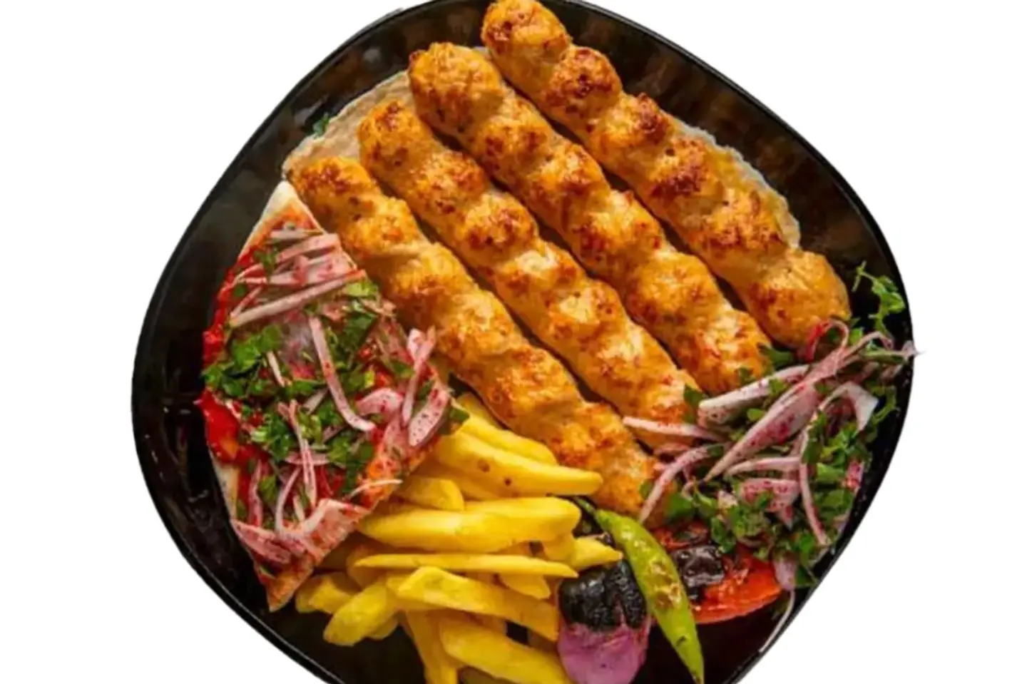 صحن كباب دجاج صغير - صحن وسط