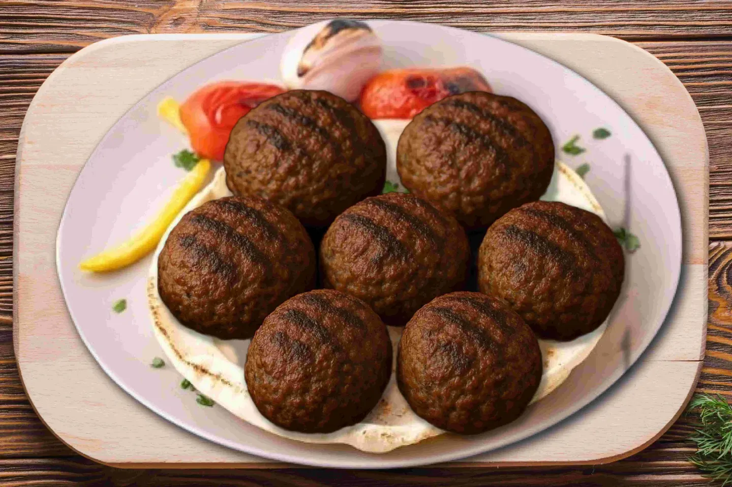 كفتة غنم مشوية - نفر