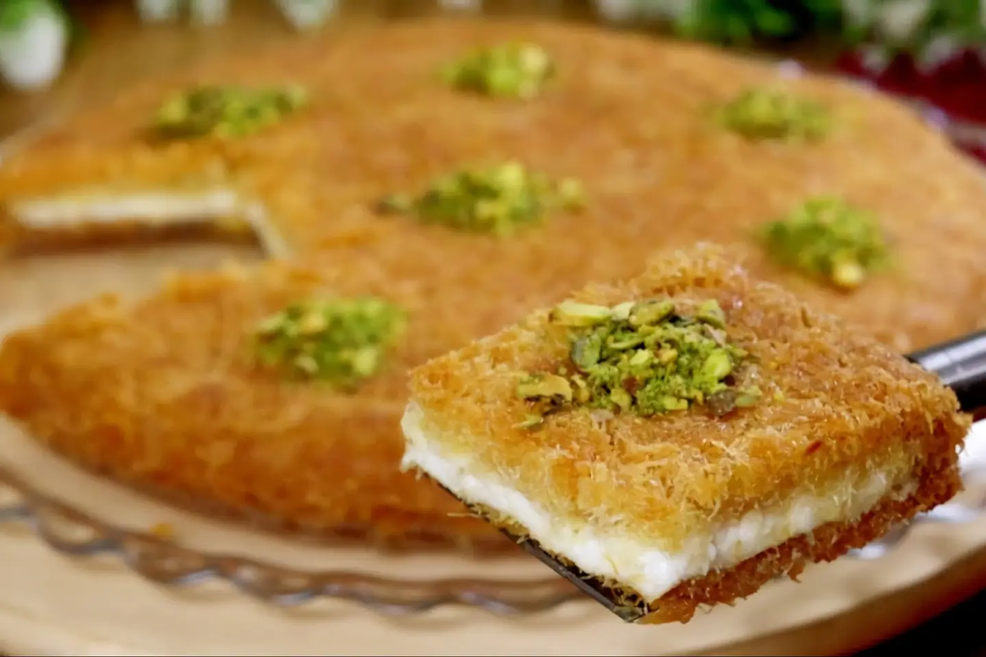 كنافة بالقشطة - نص كيلو