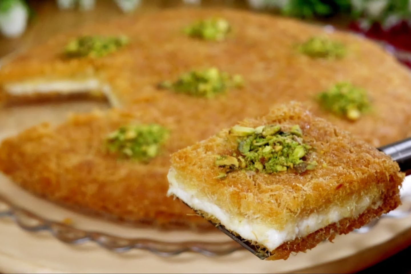 كنافة بالقشطة - نص كيلو
