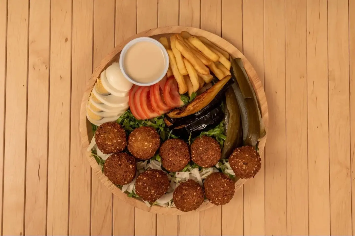 صحن فلافل مشكل - كبير