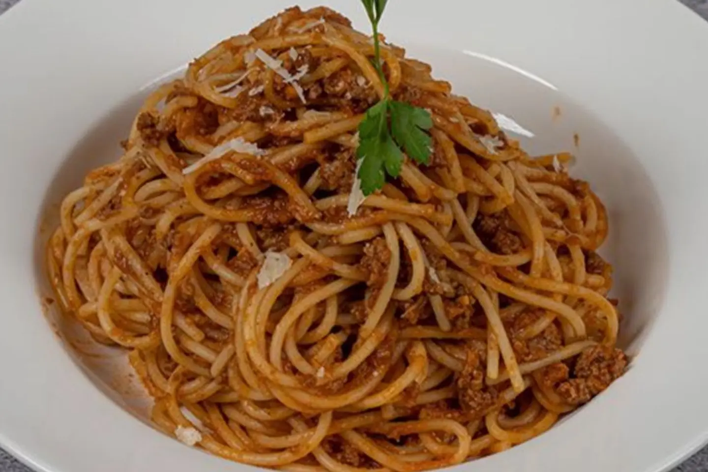 سباغيتي - لحم مفروم