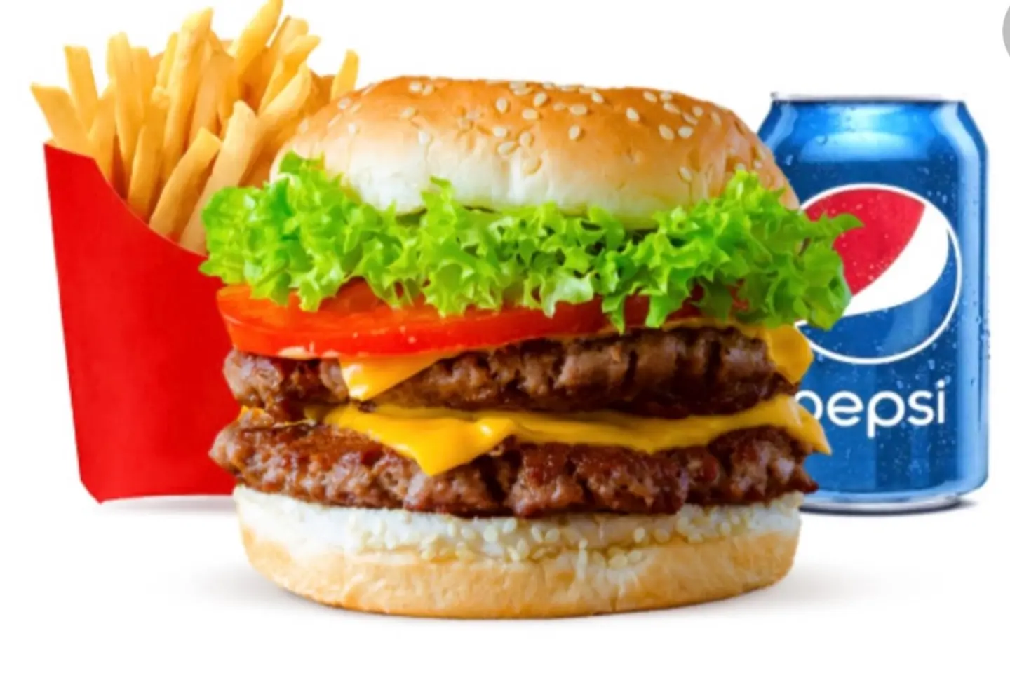 Double Fresh Grilled Hashi Burger - Sandwich