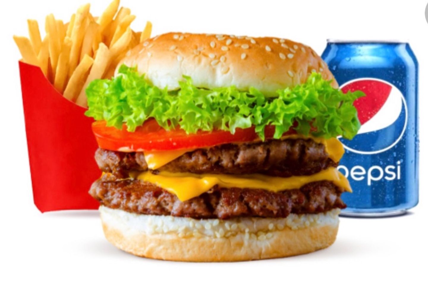 Double Fresh Grilled Hashi Burger - Sandwich