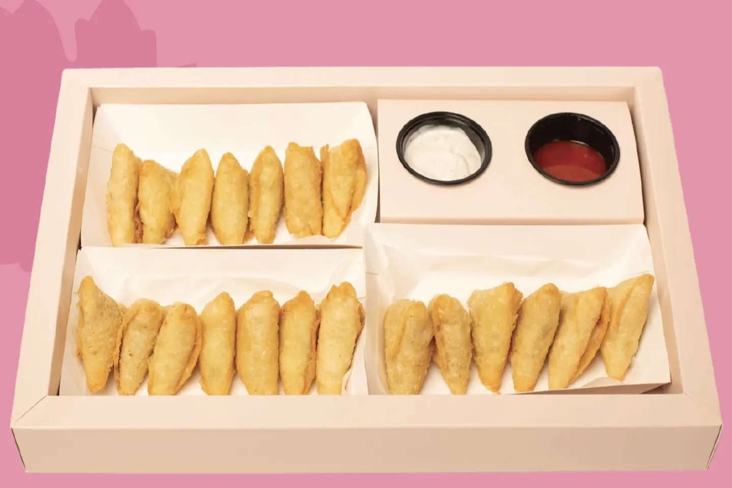 ‏سمبوسة لحم غنم - ‏صغير