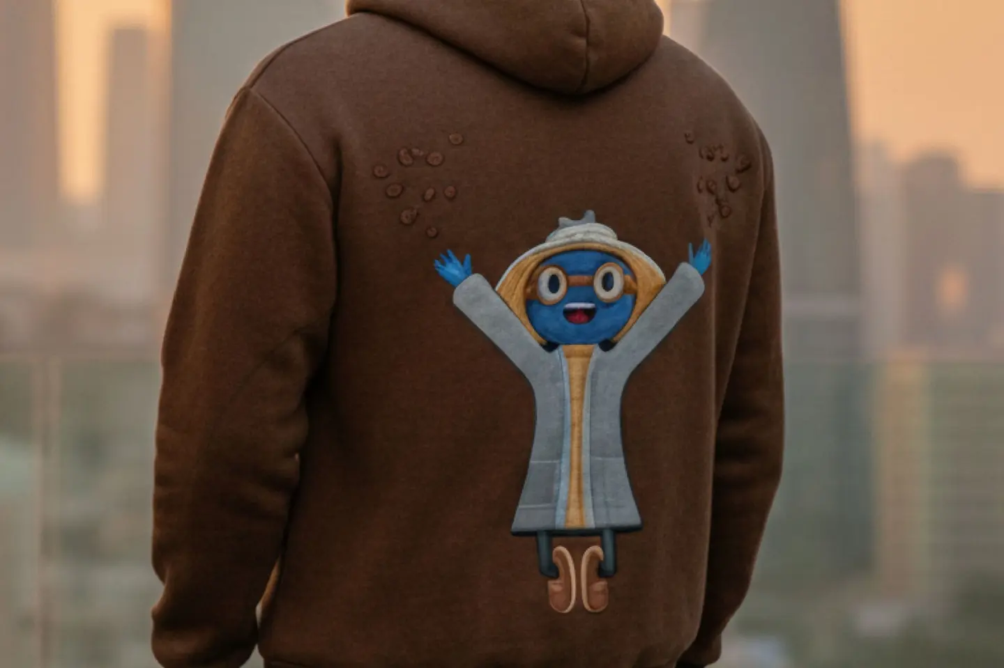 Bean Battuta Hoodie Brown - Size L