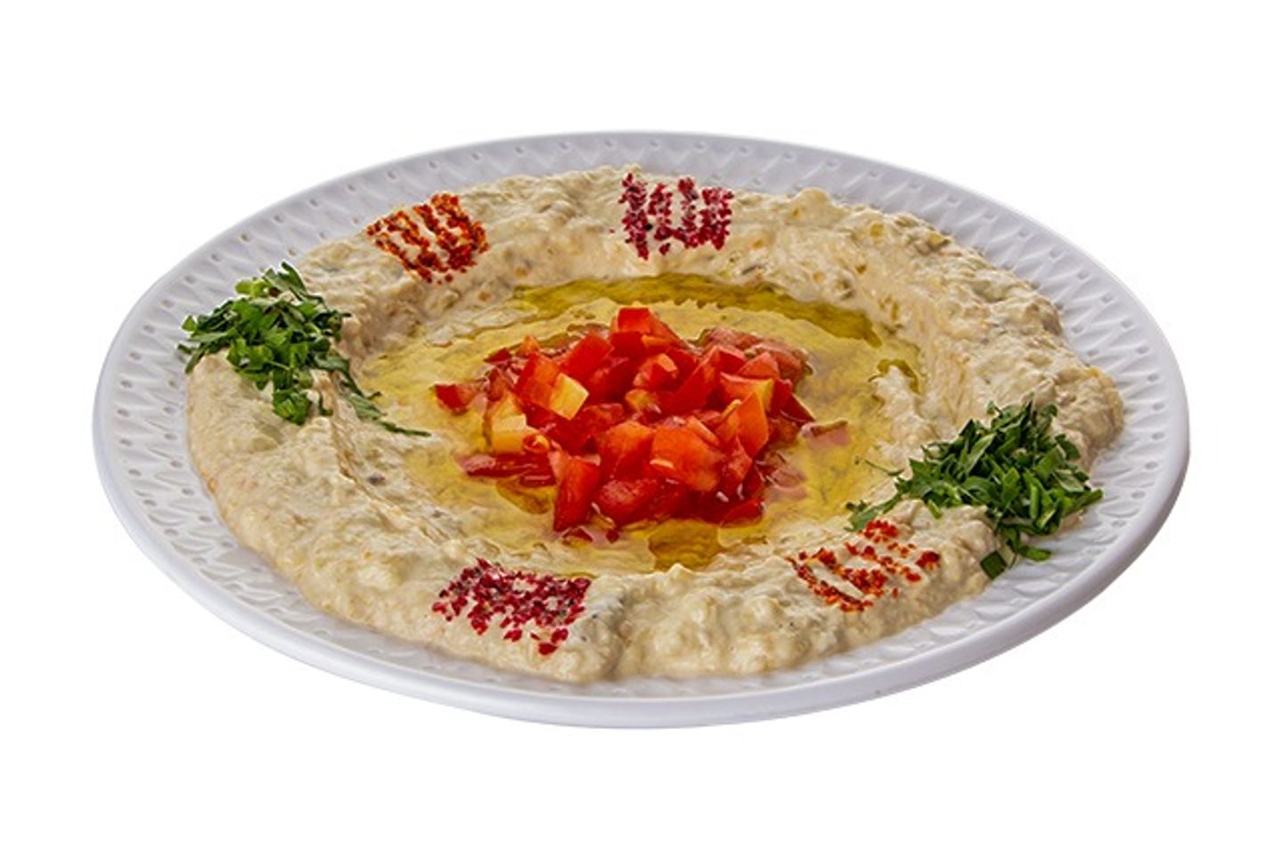 متبل باذنجان  - صحن كبير