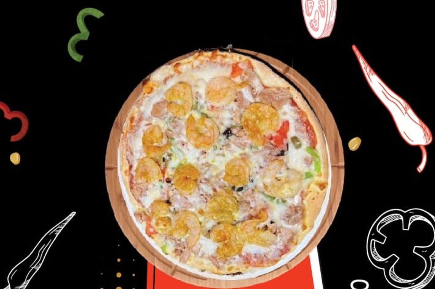 Pizza Sea Food Supreme - Pizza Sea Food Supreme Small