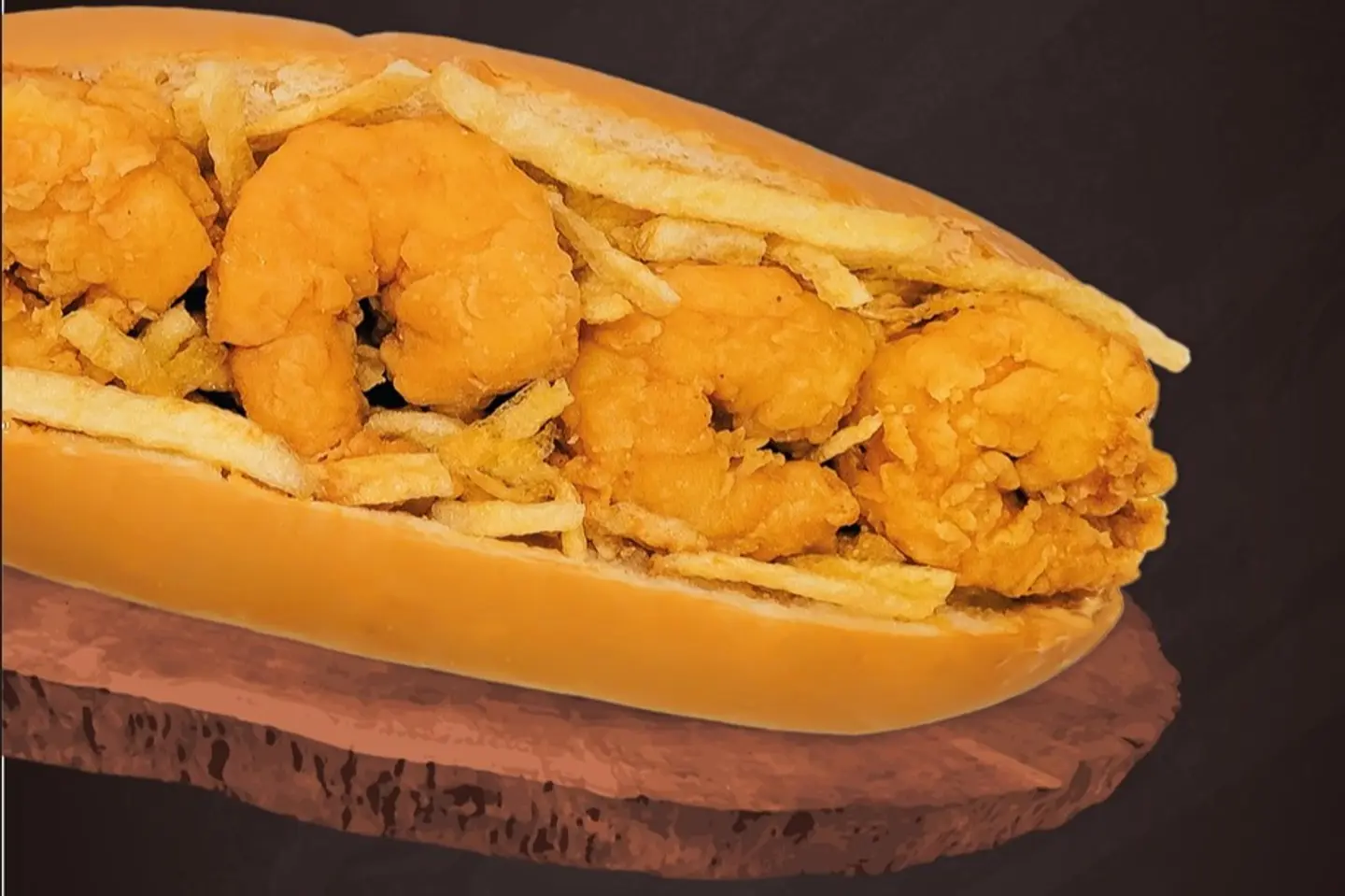 ساندوتش جمبري مقلي