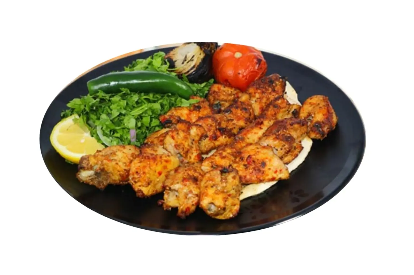 صحن شيش طاووق - صحن وسط