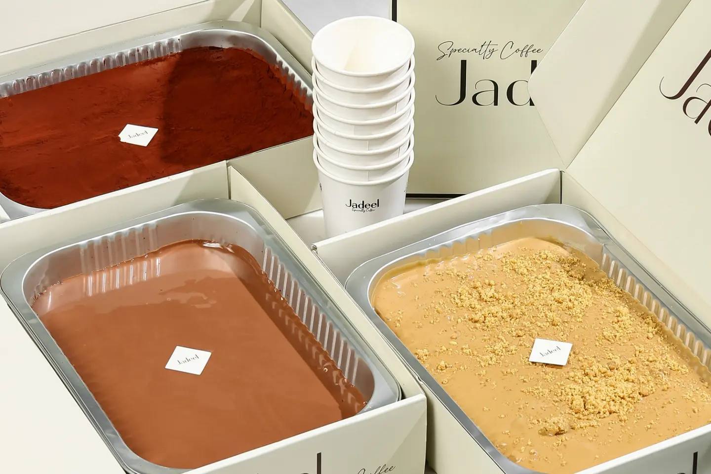 Jadeel Gathering - Tiramisu Tray With Coffee Box
