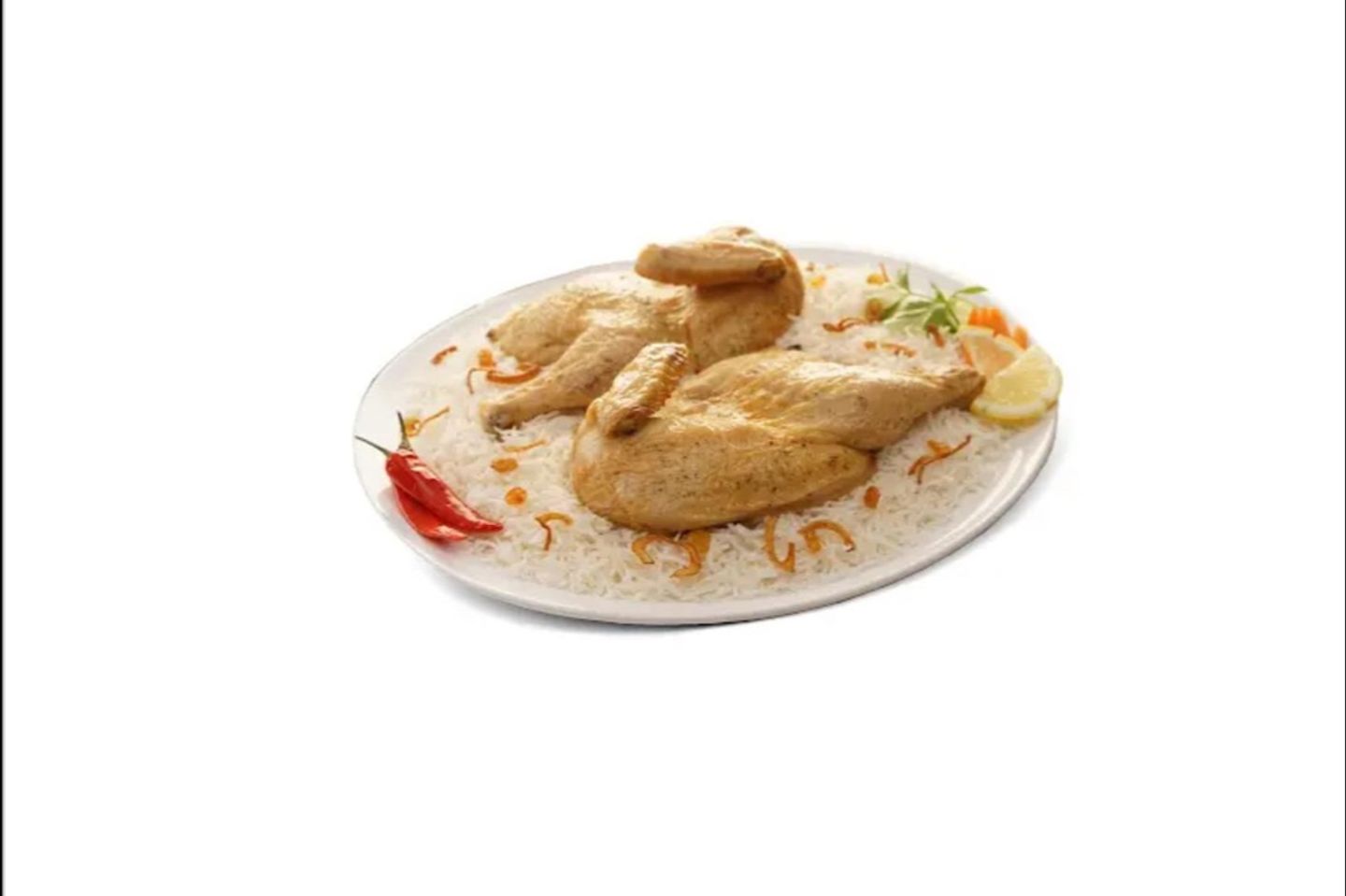 أرز و دجاج مدفون - حبه كامله