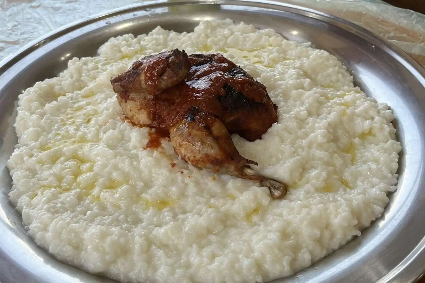دجاج سليق - نص دجاجة