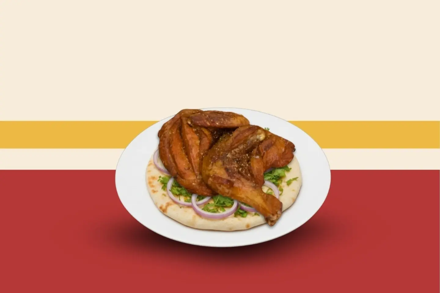 Fresh Fried Chicken Without Rice - Half Fried Chicken Without Rice